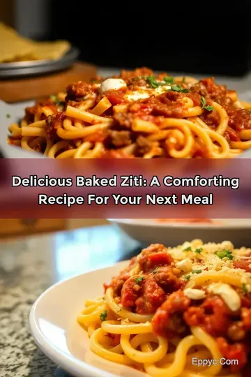 Delicious Baked Ziti: A Comforting Recipe for Your Next Meal