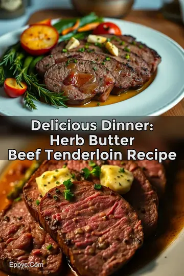 Delicious Dinner: Herb Butter Beef Tenderloin Recipe