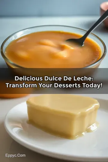 Delicious Dulce de Leche: Transform Your Desserts Today!