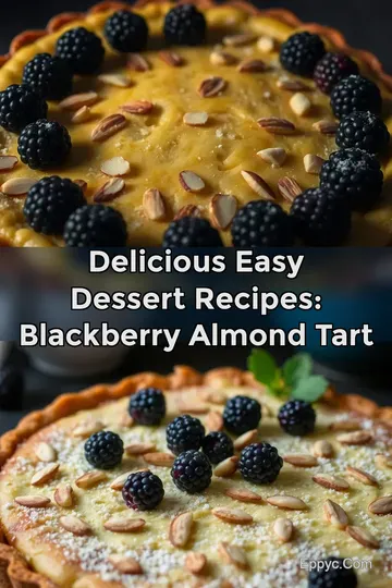 Delicious Easy Dessert Recipes: Blackberry Almond Tart