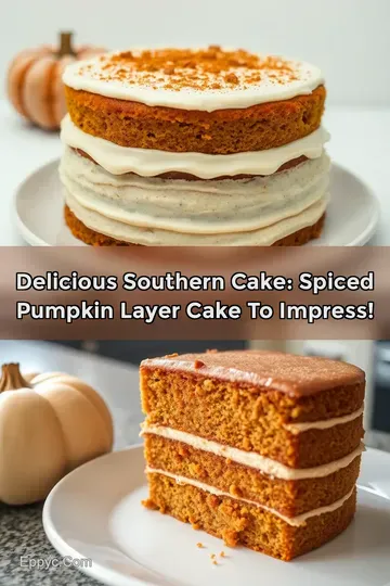 Delicious Southern Cake: Spiced Pumpkin Layer Cake to Impress!