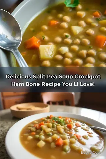 Delicious Split Pea Soup Crockpot Ham Bone Recipe You’ll Love!