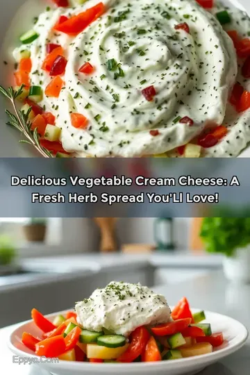 Delicious Vegetable Cream Cheese: A Fresh Herb Spread You' ll Love!