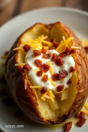 Deliciously Decadent Twice-Baked Potatoes presentation