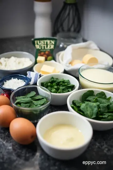 Delightful Spinach Quiche: A Simple and Wholesome Treat ingredients