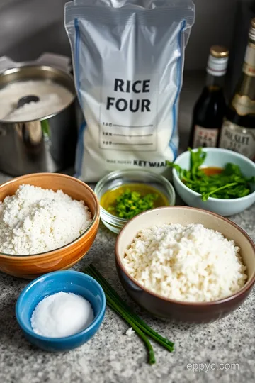 Fluffy Rice Flour Rice ingredients