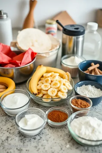 Fried Xango Dessert with Bananas &amp Creamy Delight ingredients