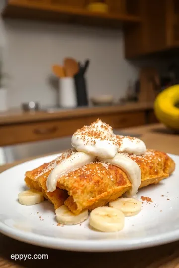 Fried Xango Dessert with Bananas &amp Creamy Delight steps