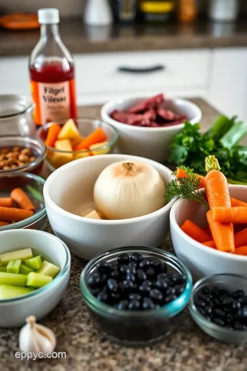 German Thanksgiving Sauerbraten with Red Cabbage and Potato Dumplings ingredients