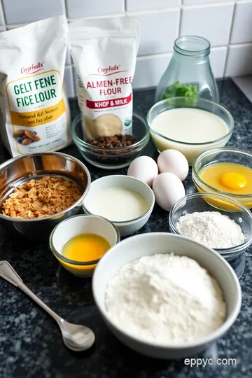 Gluten-Free Rice Flour Pancakes ingredients