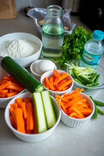 Gluten-Free Tempura Vegetables ingredients