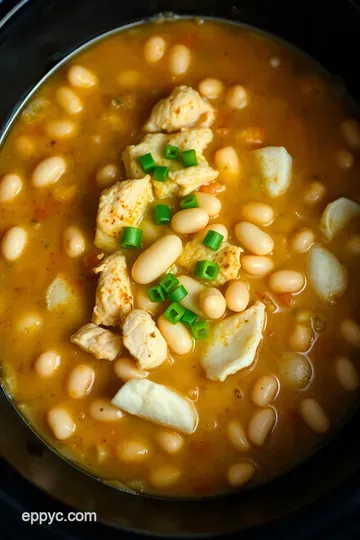 Hearty White Chicken Chili: Pioneer Woman Style presentation