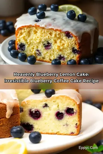 Heavenly Blueberry Lemon Cake: Irresistible Blueberry Coffee Cake Recipe
