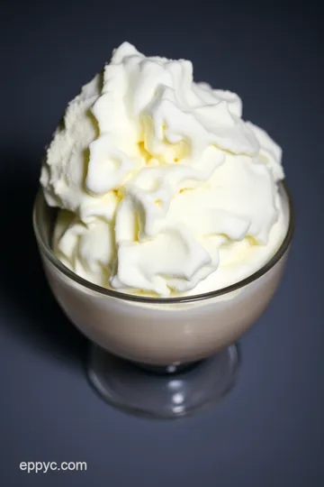 Heavenly Homemade White Ice Cream presentation