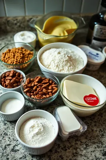 Heavenly Pecan Pie Cheesecake ingredients