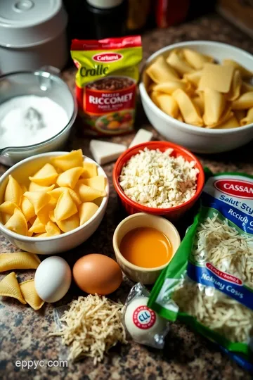 Heavenly Ricotta-Stuffed Pasta Shells ingredients