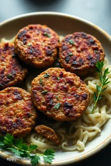 Homemade Breakfast Sausage Patties presentation