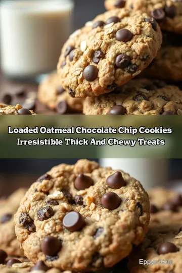 Loaded Oatmeal Chocolate Chip Cookies: Irresistible Thick And Chewy Treats