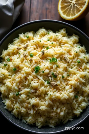 Luscious Lemon Herb Risotto presentation