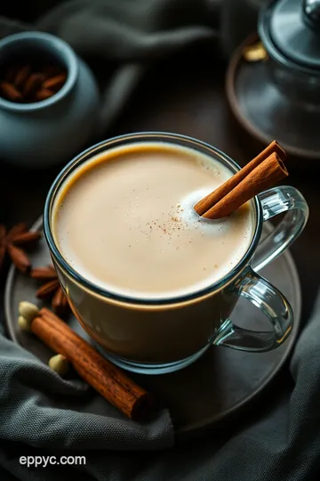 Masala Chai Tea Latte: Spiced Comfort in a Cup presentation