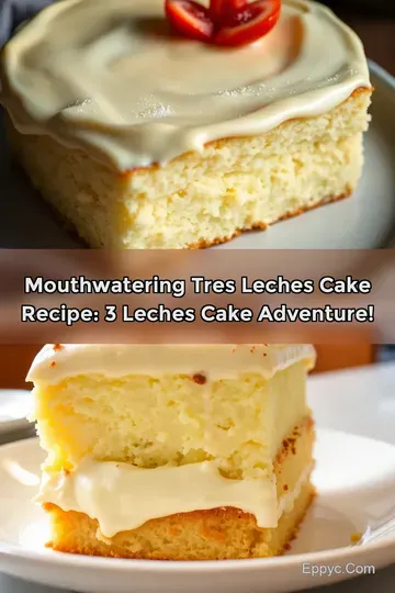 Mouthwatering Tres Leches Cake Recipe: 3 Leches Cake Adventure!