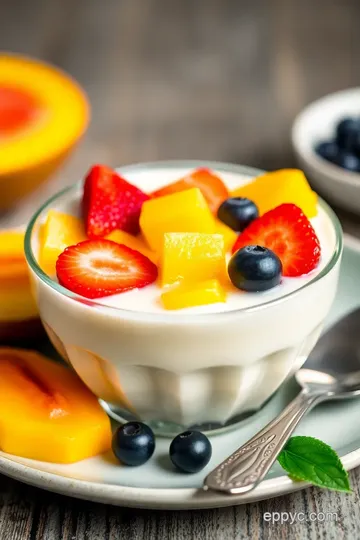 Nata Fruit Pudding Recipe presentation