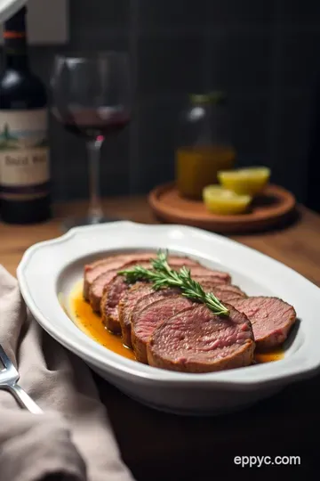 Perfectly Roasted Beef Tenderloin: A Showstopper for Any Occasion presentation