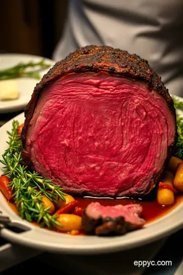 Perfectly Tender Pioneer Woman Prime Rib Roast presentation