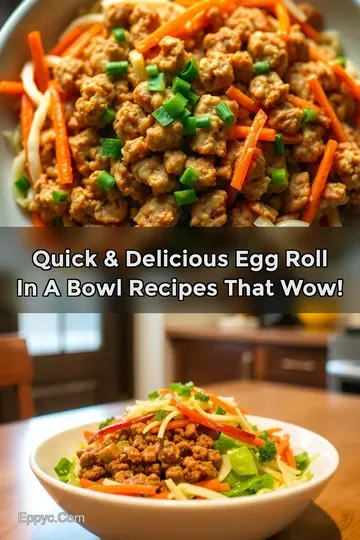 Quick & Delicious Egg Roll in a Bowl Recipes That Wow!