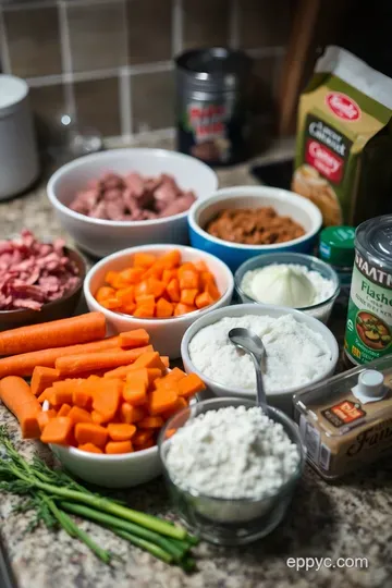 Roast Revival: Savory Leftover Roast Pot Pie ingredients