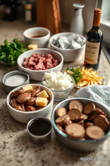 Sautéed Beef Kidney with Rich Wine Sauce ingredients