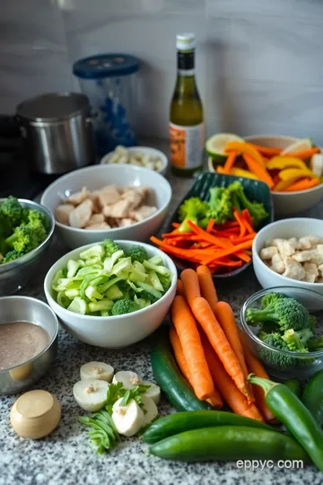 Savory Asian Stir-Fry with Sake Replacement ingredients