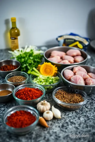 Savory Chicken Shawarma Wraps with Garlic Tahini Sauce ingredients