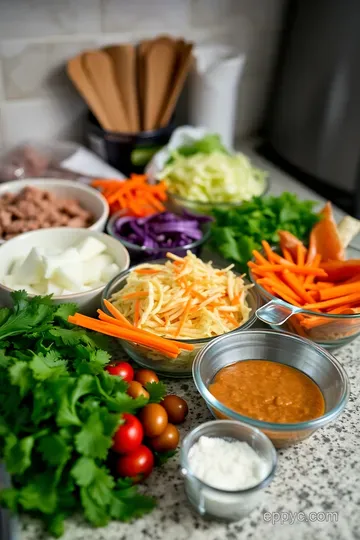 Savory Egg Roll in a Bowl: A Deconstructed Delight ingredients