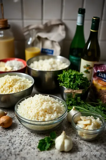 Savory Lemon Garlic Quinoa with Spinach and Feta ingredients