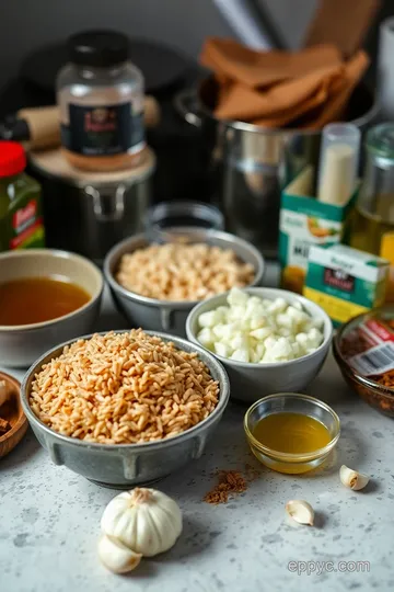 Savory Pilau Brown Rice ingredients