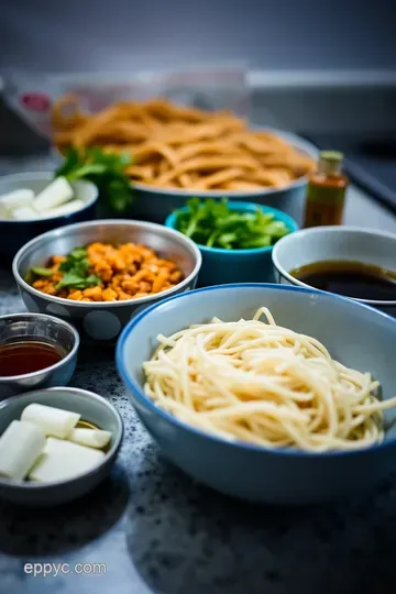 Savory Sesame Noodles: A Quick and Flavorful Delight ingredients