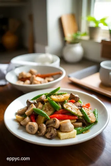 Savory Soy-Infused Mushroom Stir-Fry steps