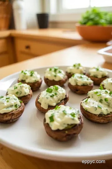 Savory Stuffed Mushrooms with Creamy Garlic and Herb Cheese steps