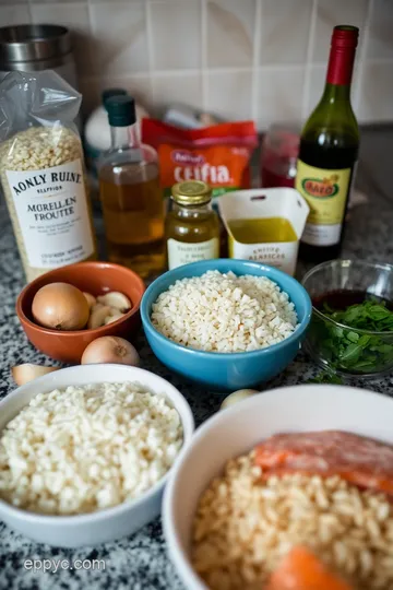 Sicilian Salmon Risotto ingredients