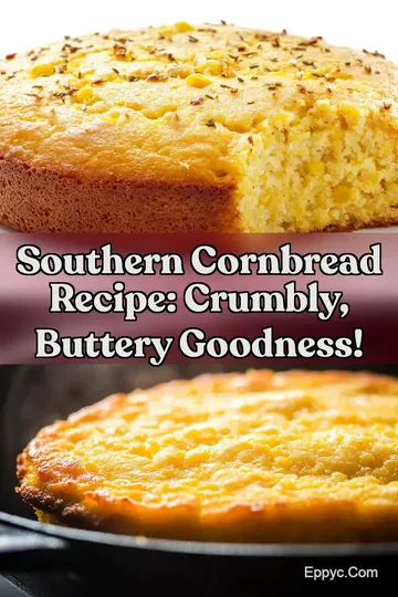 Southern Cornbread Recipe: Crumbly Buttery Goodness!