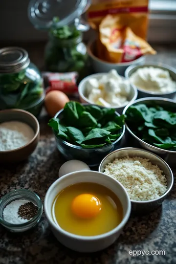 Spinach and Ricotta Lasagna: A Layered Delight ingredients