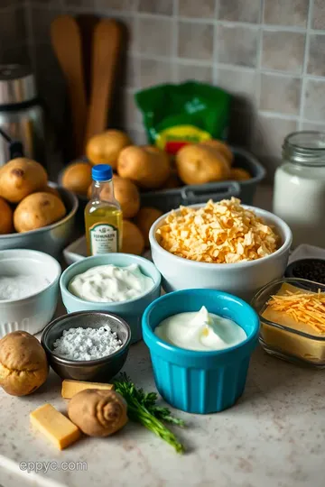 Twice-Baked Potatoes: Fluffy and Flavor-Packed Delights ingredients