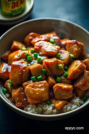 Umami-Infused Teriyaki Chicken presentation