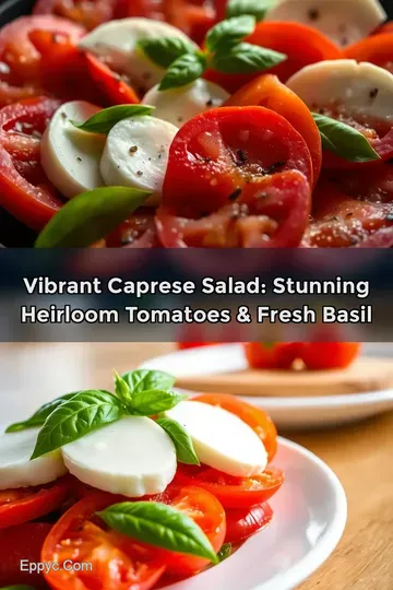 Vibrant Caprese Salad: Stunning Heirloom Tomatoes & Fresh Basil