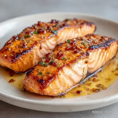 Glazed Salmon with Honey in 10 Minutes