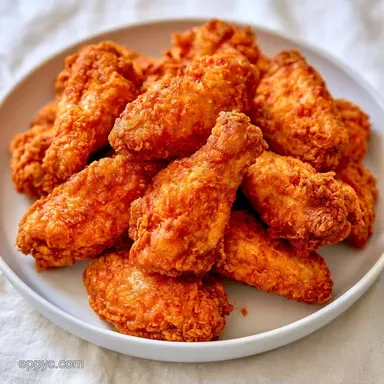 Air Fryer Chicken Wings in 25 Minutes Recipe Card