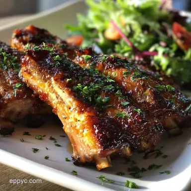 Air Fryer Ribs: Fall Off The Bone Tender Recipe Card