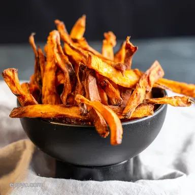Crispy Air Fryer Sweet Potato Fries: Ready in Minutes! Recipe Card