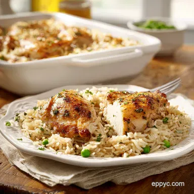 Angel Chicken Rice Casserole: Creamy Baked Comfort for 8 Servings